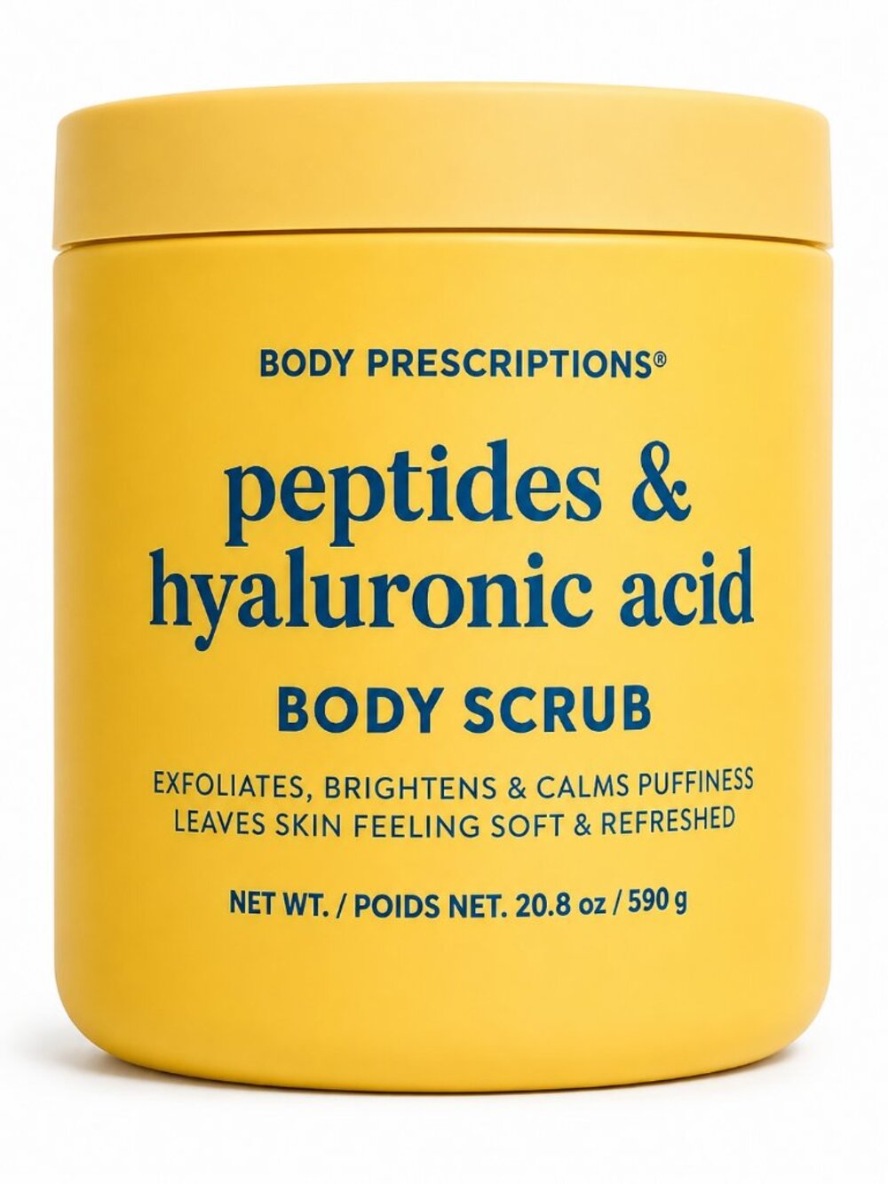 Body Prescriptions Peptides & Hyaluronic Acid Body Scrub Exfoliating Hydrating